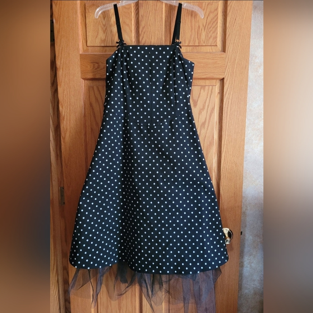 Torrid Black and White Polka Dot Women's Dress